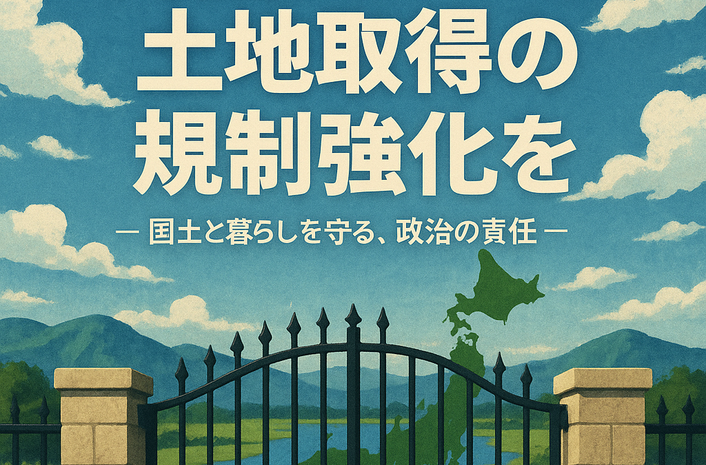 土地取得規制について
